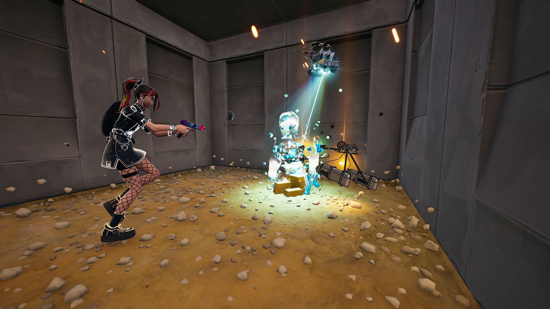 Inflict bodyshots to increase the odds of landing every shot (Image via Epic Games/Fortnite)